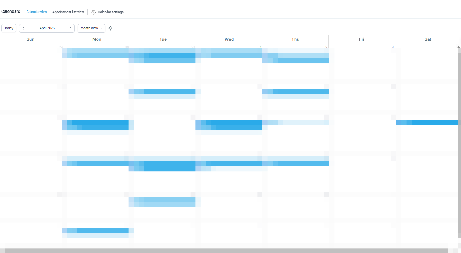 Black Belt World — Toronto booking calendar